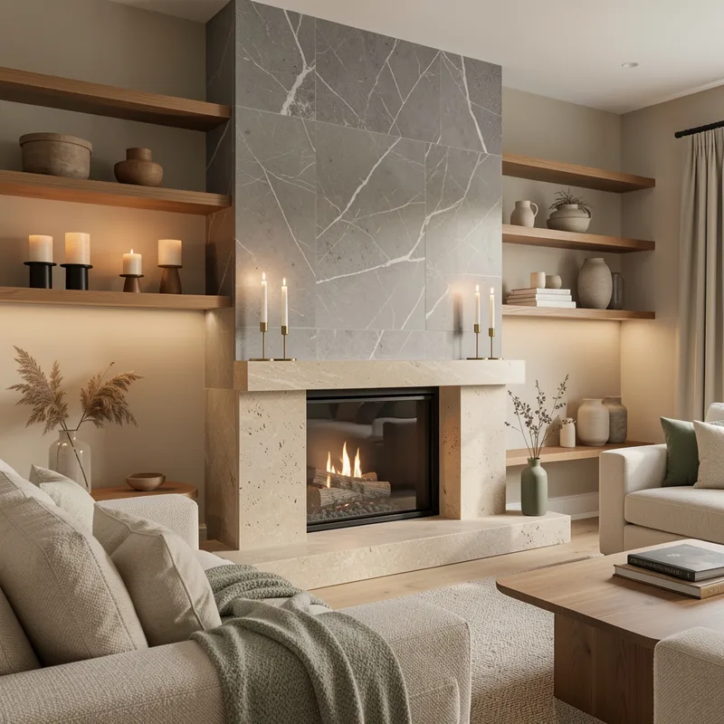 Décoration mur cheminée : 12 idées pour sublimer votre salon en 2026